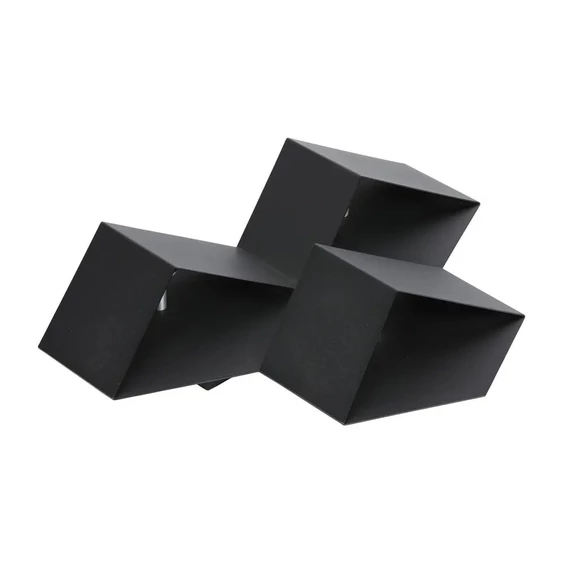 9W LED Wall Light Black Body 3000K IP20