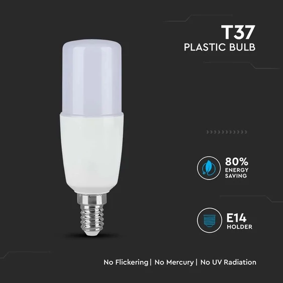 V-TAC 9W E14 meleg fehér LED égő - SKU 7173