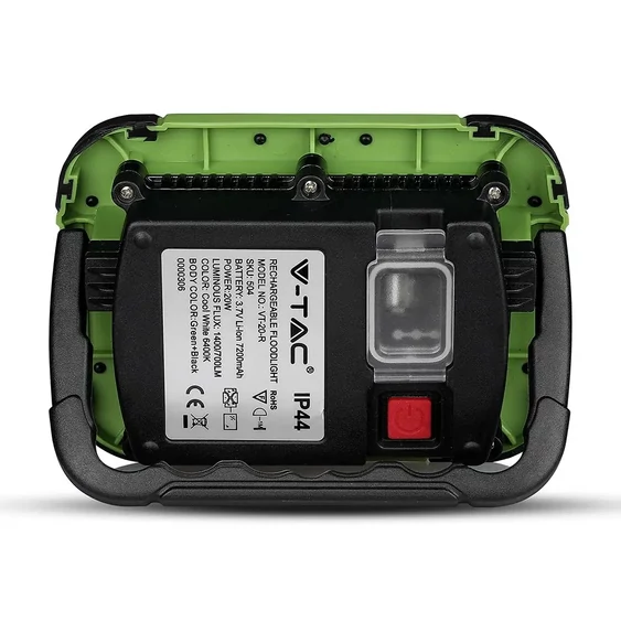 20W LED Floodlight Rechargeable SAMSUNG CHIP USB + SOS Function IP44 4000