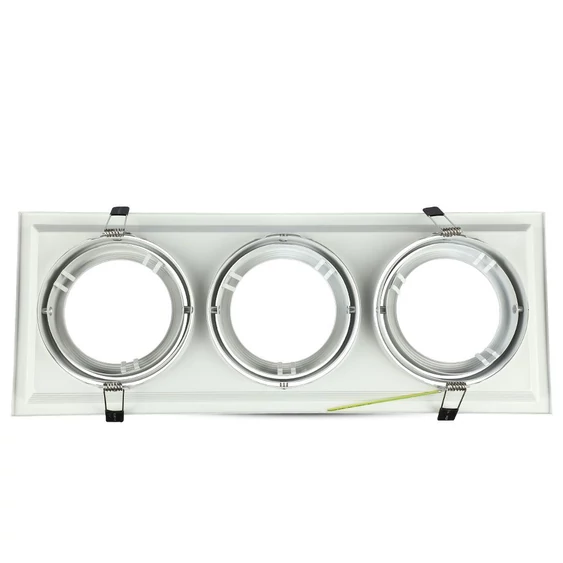 3xAR111 Fitting Relef White