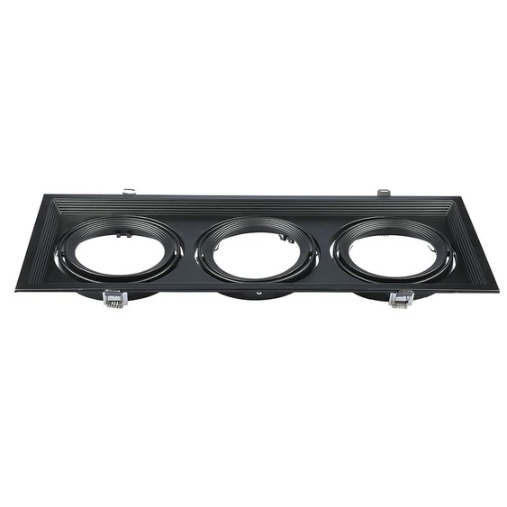 3xAR111 Fitting Relef Black