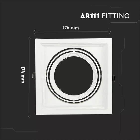 1xAR111 Fitting White