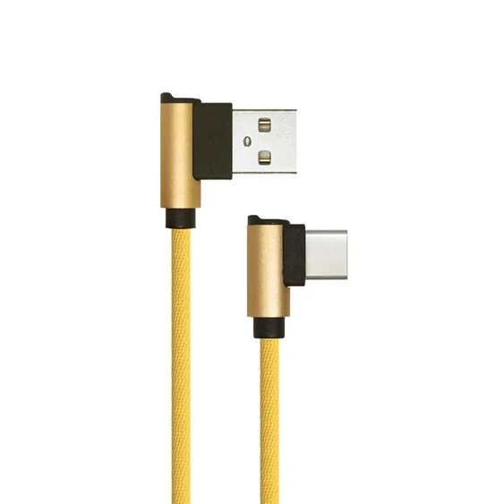 V-TAC arany, USB - Type-C 1m hálózati kábel - SKU 8640