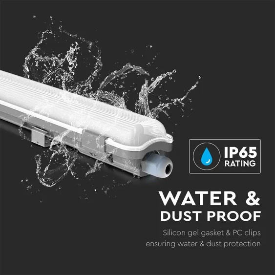 LED Waterproof Lamp Fitting 120cm 1*18W 6400K