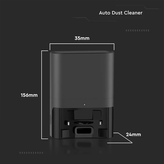 V-TAC automata porgyűjtő VT-5557 robotporszívókhoz, fekete - SKU 7751