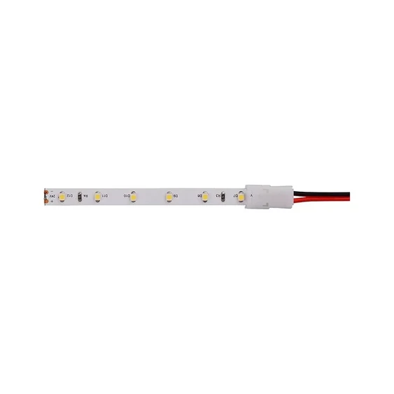V-TAC betáp csatlakozó 10mm SMD LED szalagokhoz, 10 cm vezetékkel - SKU 2660