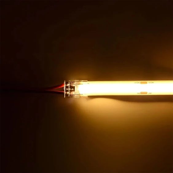 V-TAC betáp csatlakozó 8mm COB LED szalagokhoz - SKU 2663