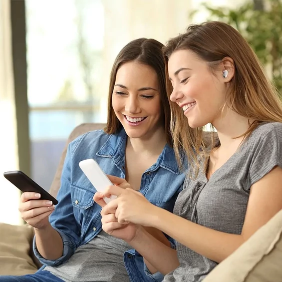 Earbuds Bluetooth 55mAh White