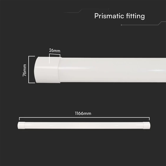 V-TAC bútor, - és pultvilágító LED lámpa 117cm 40W CCT - SKU 23680