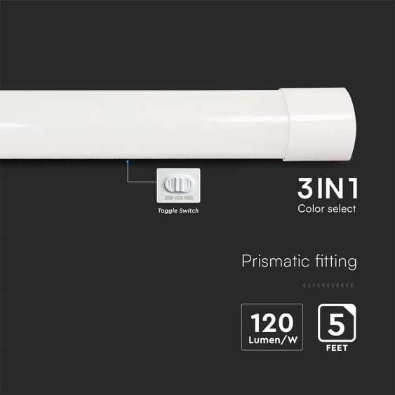 V-TAC bútor, - és pultvilágító LED lámpa 147cm 50W CCT - SKU 23681