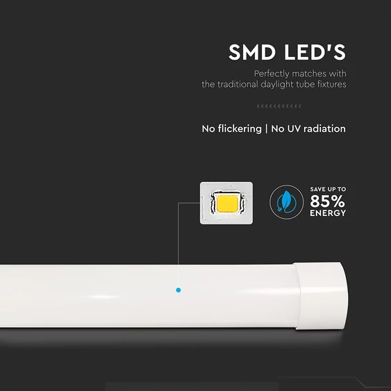 V-TAC bútor, - és pultvilágító LED lámpa 30cm 10W természetes fehér, 120lm/W - SKU 23784