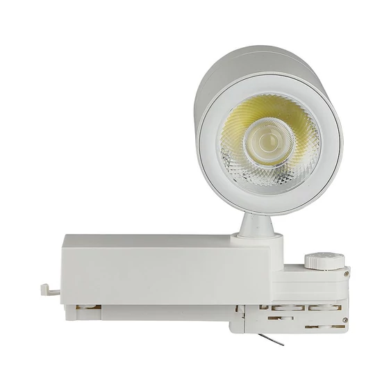 V-TAC LED 10°-os sínes spotlámpa, mozgatható fejjel, 35W meleg fehér - SKU 211255