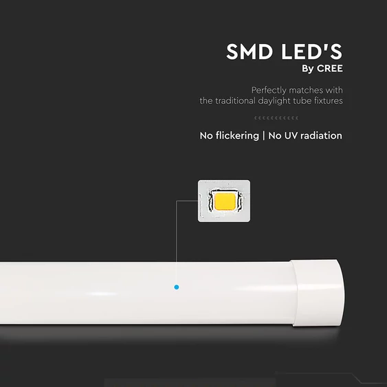 V-TAC CREE LED bútor, - és pultvilágító LED lámpa 57cm 20W meleg fehér - SKU 203476