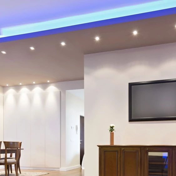 LED Spotlight SAMSUNG CHIP - GU10 6.5W  Ripple Plastic 38° Dimmable 3000K