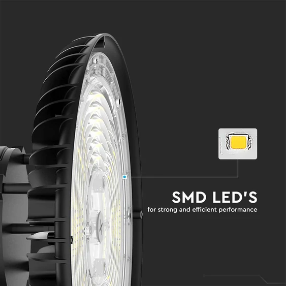 V-TAC csarnokvilágító LED lámpa 200W, 120°, állítható színhőmérséklettel, 135 Lm/W - SKU 10467