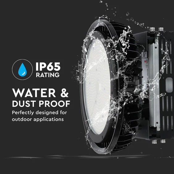 LED Highbay SAMSUNG CHIP - 500W 120' Meanwell Driver Dimmable Black Body 4000K