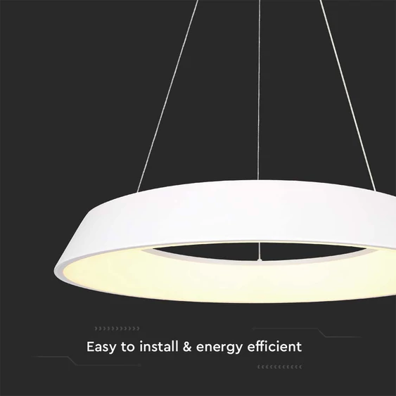 White 48W Dimmable LED Designer Hanging Light, 4000K