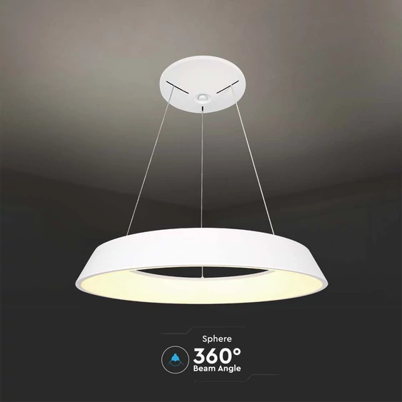 White 48W Dimmable LED Designer Hanging Light, 4000K