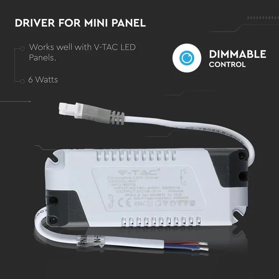 6W EMC Dimmable Driver