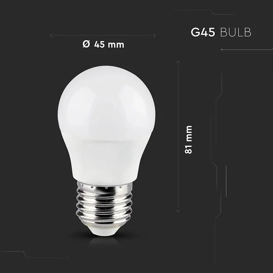 LED Bulb - 4.5W E27 G45 Smart RGB + WW + CW