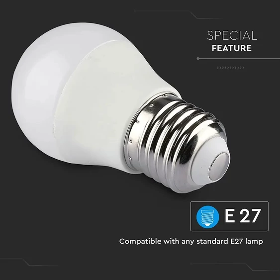 LED Bulb - 4.5W E27 G45 Smart RGB + WW + CW