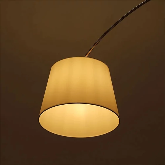 LED Floor Lamp E27 Ivory Lamp Shade
