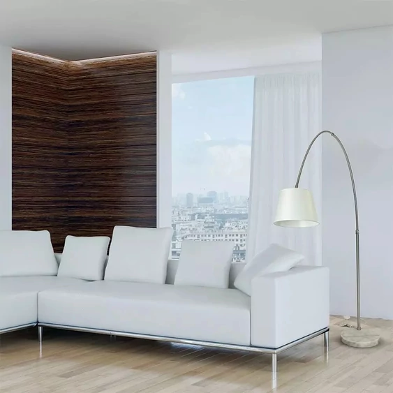 LED Floor Lamp E27 Ivory Lamp Shade