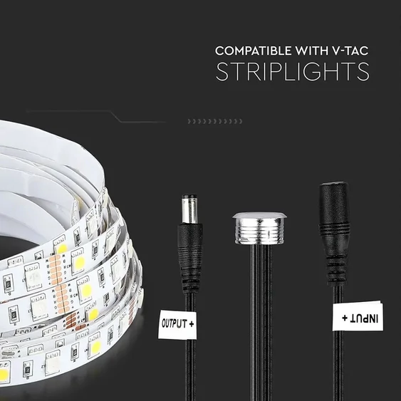 V-TAC DC12V beépíthető érintőkapcsoló + dimmer - SKU 3341