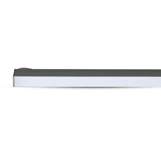 LED Linear Light SAMSUNG CHIP - 40W Hanging Suspension Silver Body 4000K 1200x35x67mm