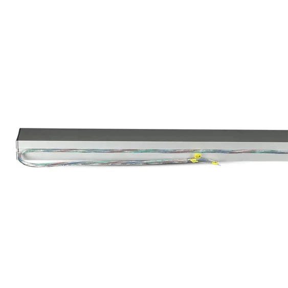 LED Linear Light SAMSUNG CHIP - 40W Hanging Suspension Silver Body 4000K 1200x35x67mm