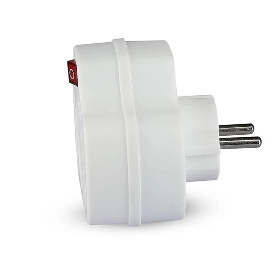 Adapter With Switch & Earthing Contact 2 Socket 2.5 1 Socket 16A