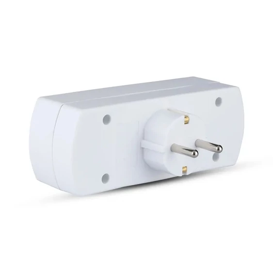 3 Outlet Power Adapter With Earth Contact 16A 250V ( Label + Polybag With Headcard )