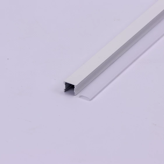 V-TAC falon kívüli fehér színű alumínium LED szalag profil, fehér fedlappal 2m - SKU 3366