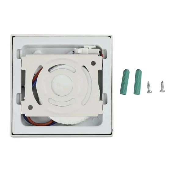 V-TAC falon kívüli mennyezeti szögletes LED panel 12W hideg fehér - SKU 4915