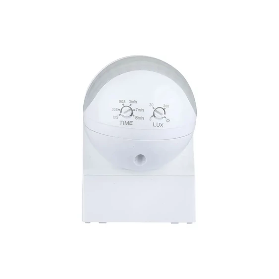 PIR Wall Sensor With Moving Head White