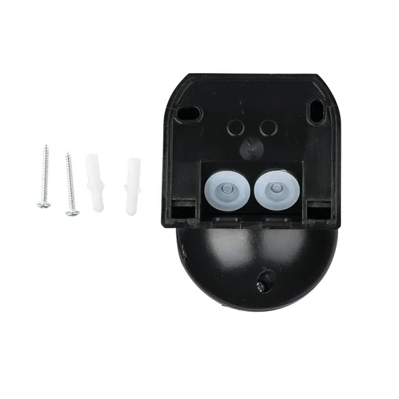 PIR Wall Sensor With Moving Head Black