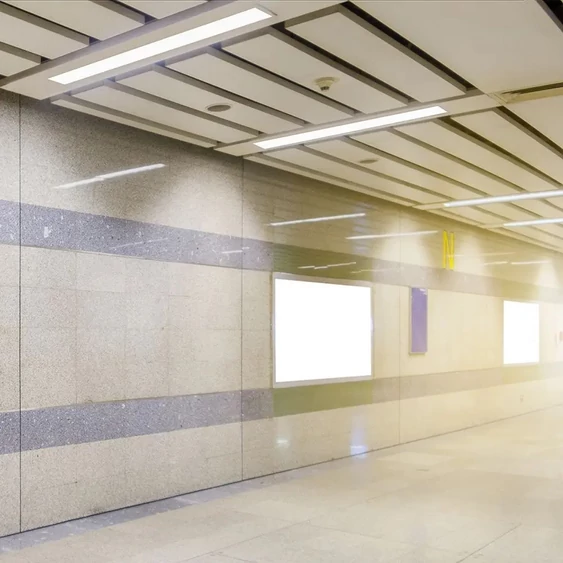 LED Linear Light SAMSUNG CHIP - 40W Recessed Silver Body 4000K 1211x70x35mm