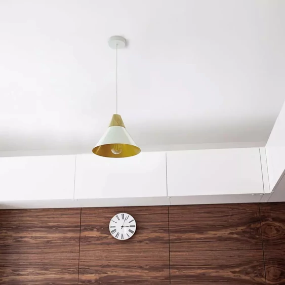 Aluminium Pendant Light  White