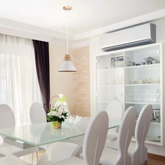 Aluminium Pendant Light  White
