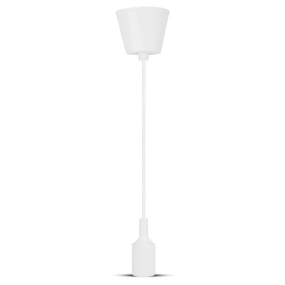 V-TAC fehér szilikon függeszték, E27 foglalattal - SKU 3477