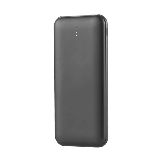 V-TAC fekete 10000mAh powerbank, 30cm Type-C kábellel - SKU 23036