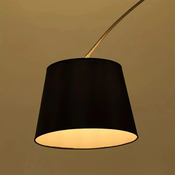 LED Floor Lamp E27 Black Lamp Shade