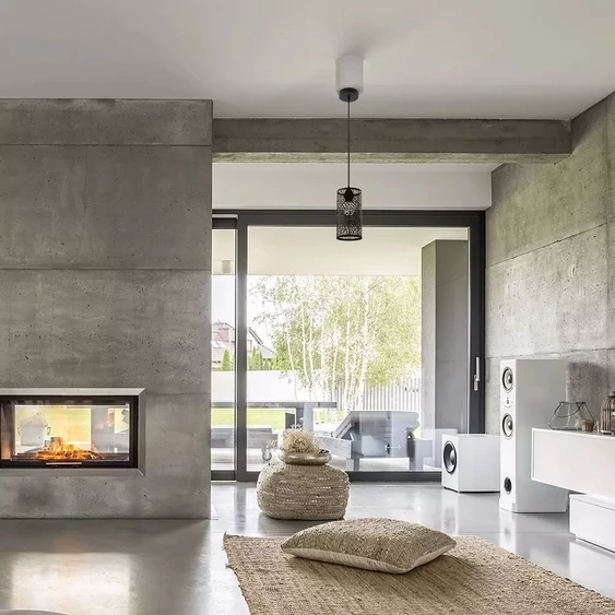 Pendant Light Matt Black With Black Canopy