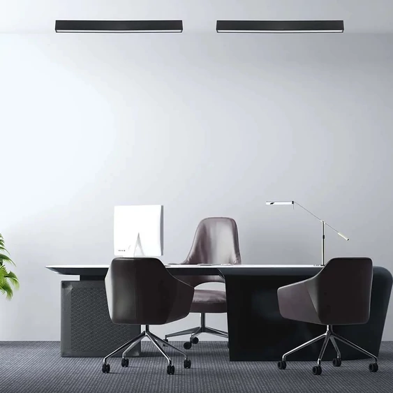 LED Linear Light SAMSUNG CHIP - 40W Surface Black Body 3000K