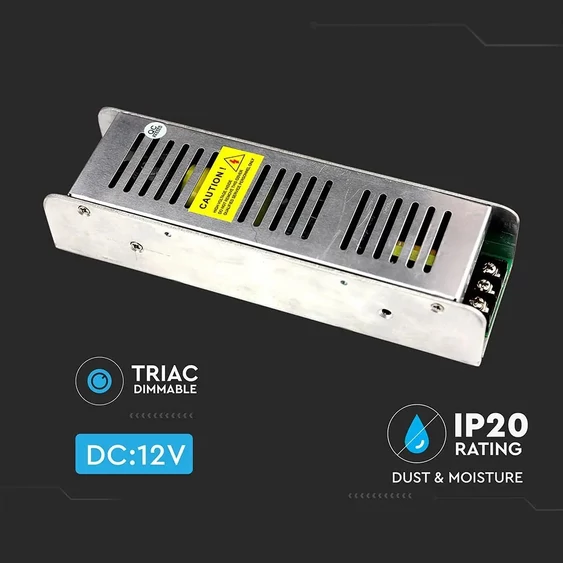 LED Power Supply - 150W Dimmable 12V 12.5A IP20