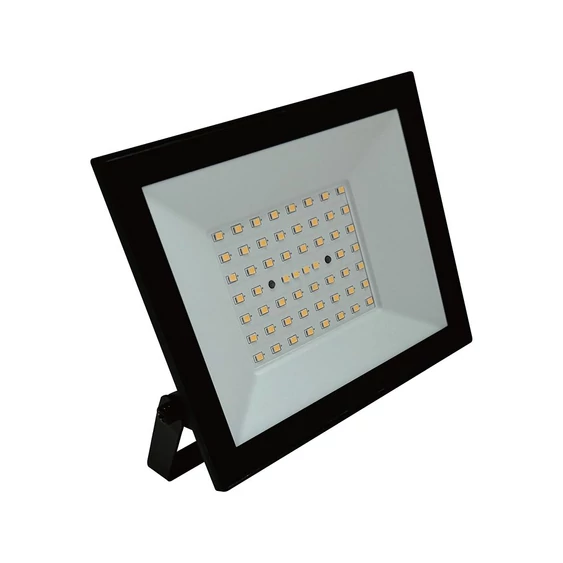 V-TAC FN-széria LED reflektor 50W meleg fehér, fekete házzal - SKU 23995
