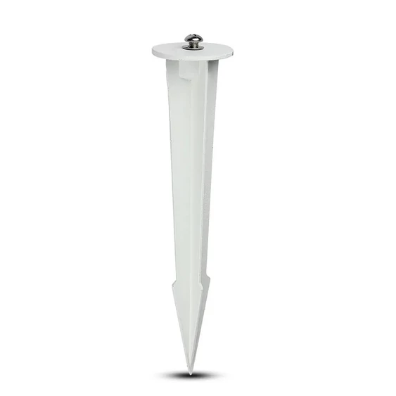 V-TAC földbe szúrható 50W és 150W közötti LED reflektor tartó kerti konzol - fehér - SKU 7537