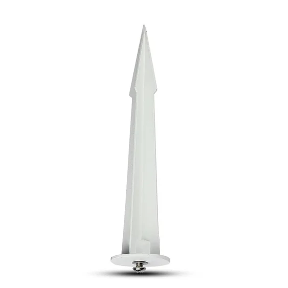 V-TAC földbe szúrható 50W és 150W közötti LED reflektor tartó kerti konzol - fehér - SKU 7537