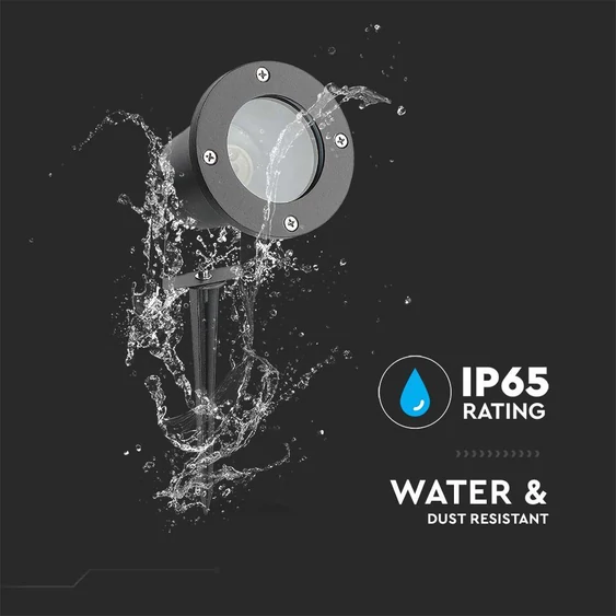 GU10 Aluminium Garden spike fitting, IP65