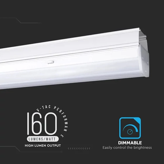V-TAC függeszthető lineáris LED lámpa 150cm 50W 120° természetes fehér (főmodul) - SKU 1361